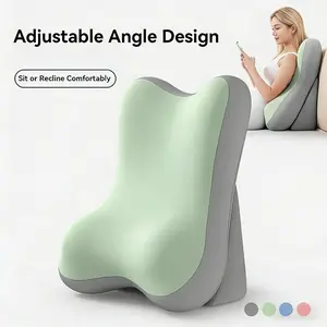 New Multi-Functional Bed Headrest Pillow, Neck and Waist Support Cushion, Sofa and Bed Lumbar Support, Comfortable Reading Backrest, Multiple Colors Available