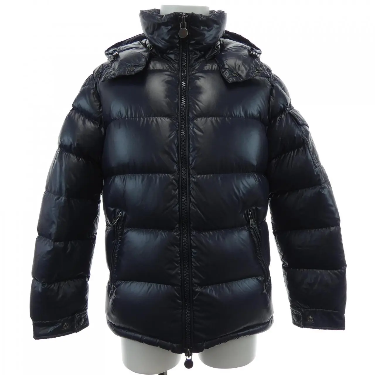 Pre-owned MONCLER Nylon Small Leather Goods MAYA Down Jacket