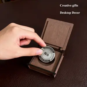 Yes or No Decision Coin | Lifesaver for Indecisive People | Desk Decor & Valentine’s Day Gift