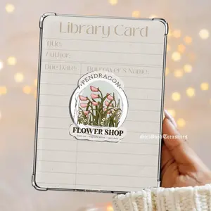 Sophie Flowers Pendragon Flower Shop Magnetic Kindle Grip Howl's Moving Castle Book Lover Cute Bookish Kindle Accessories Phone Holder PopSocket Phone Grip Magnetic Pop Socket Phone Grip