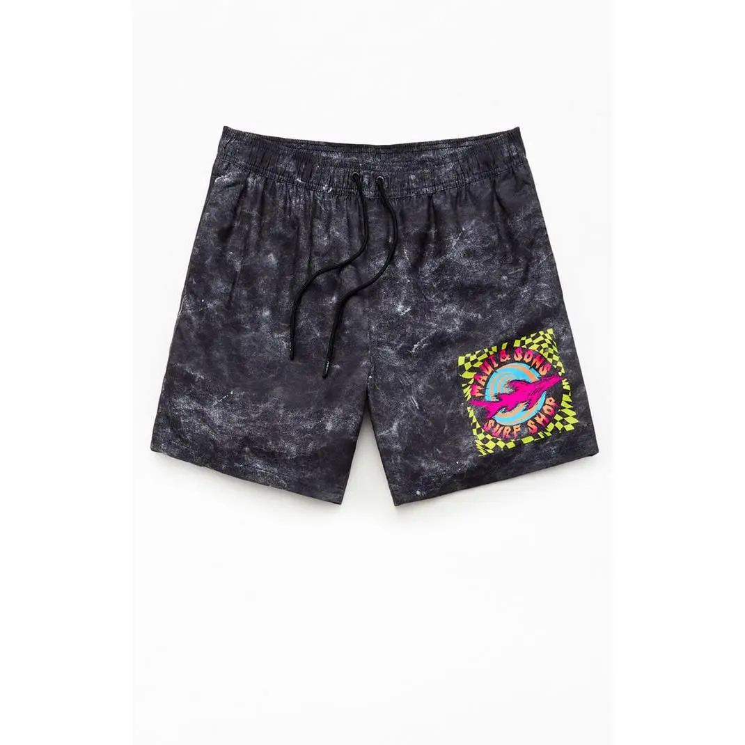 Maui & Sons Men's Surf Shop 6.5" Swim Trunks
