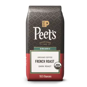 Peet's Coffee Organic French Dark Roast Ground Coffee