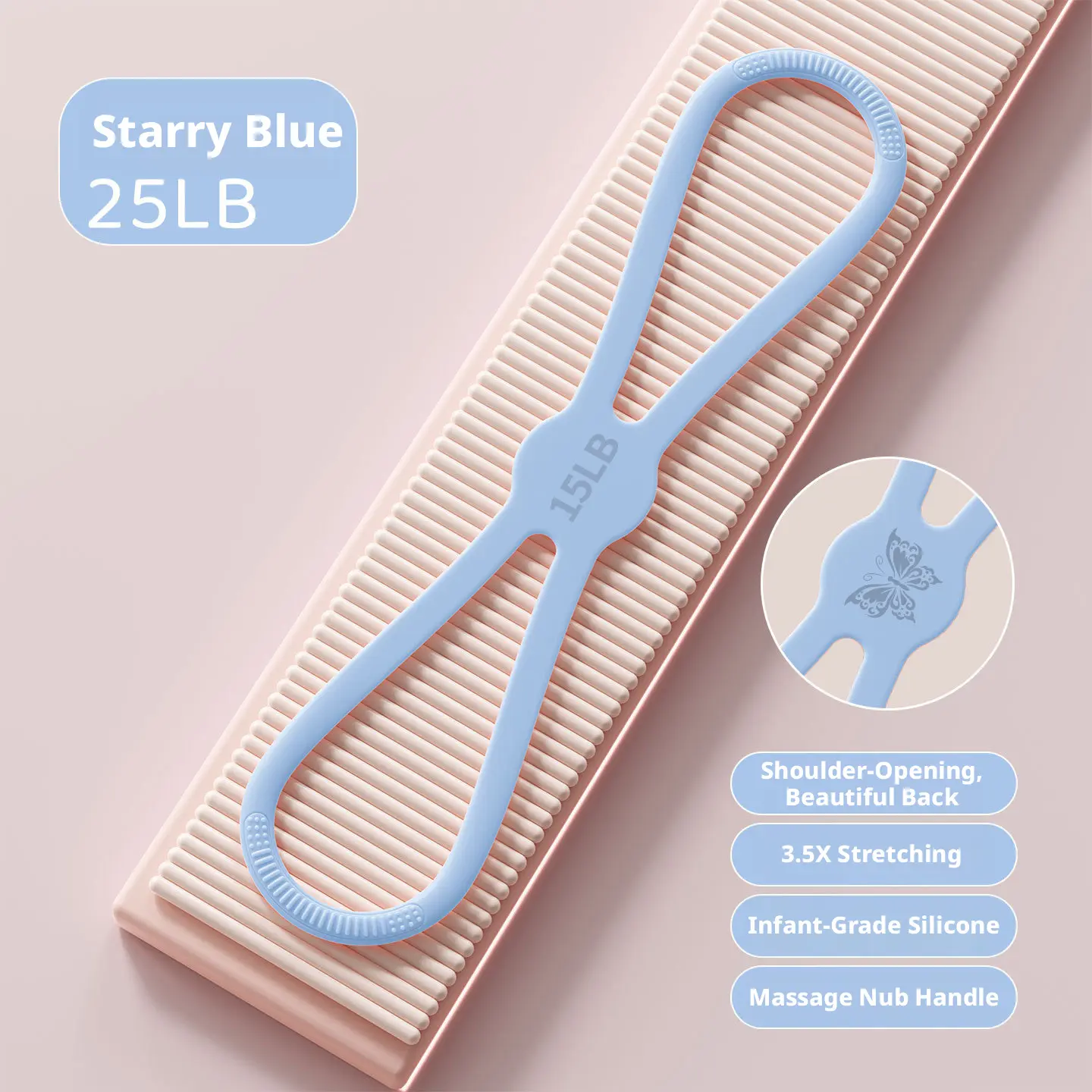 Butterfly Pattern - Starry Blue - 25 pounds