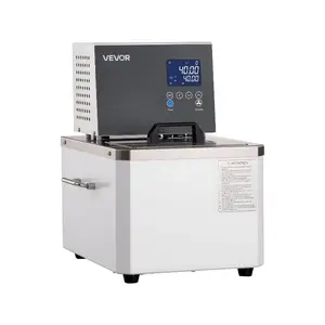 Fathersdaygift VEVOR Laboratory High-Temperature Circulating Oil Bath, Up to 100/212, 6 L Lab Constant Temperature Heating Tank, 0.05 High Precision, Internal and External Dual Circulation, for Laboratorydealsforyoudays
