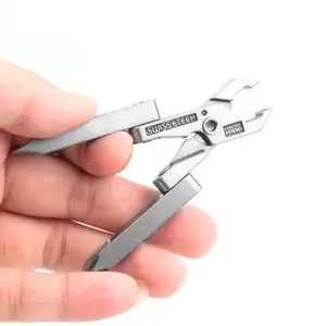 Mechanical Pliers EDC Outdoor Gadget Mini-Portable Multifunctional Folding Pliers Screwdriver