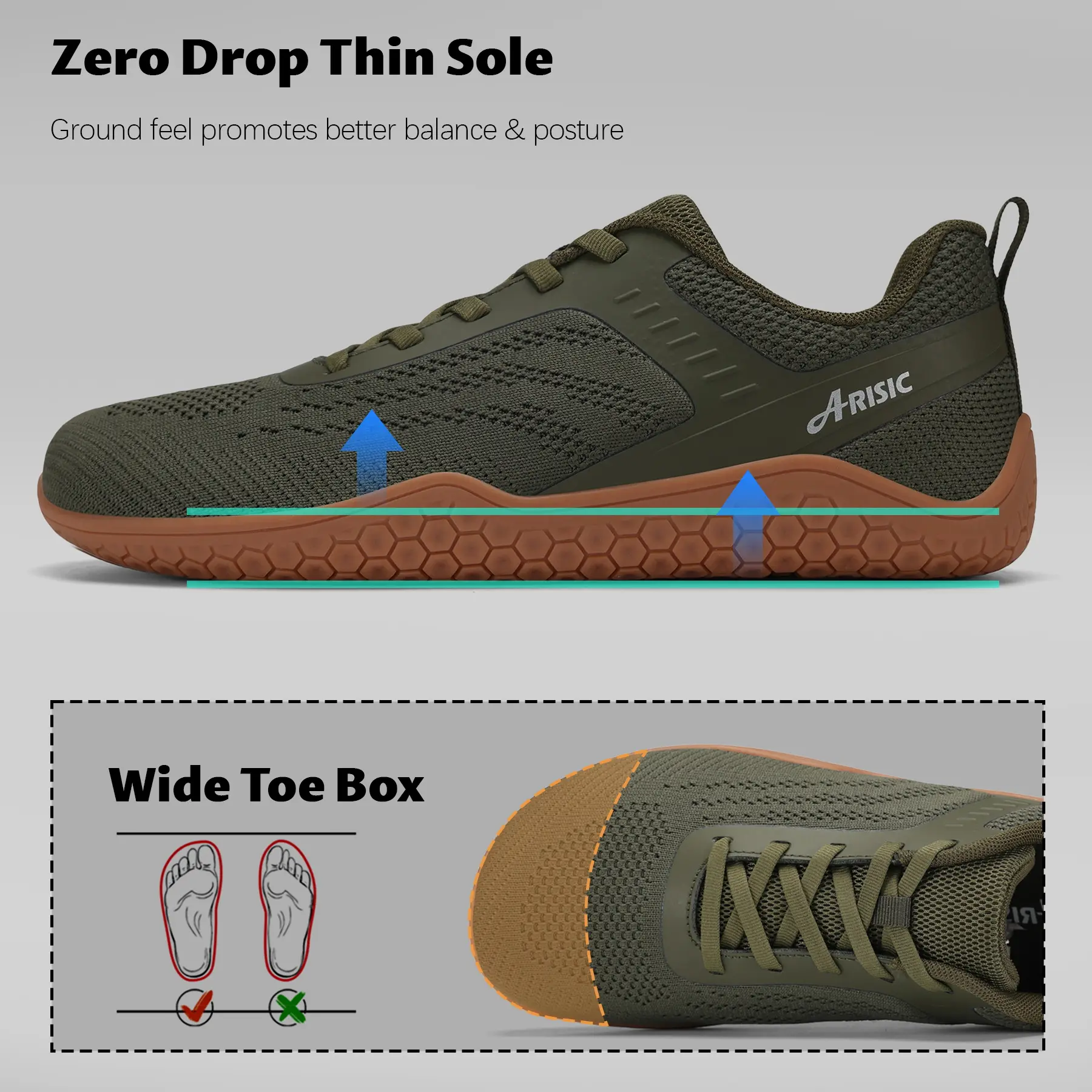 Barefoot Minimalist Shoes for Women & Men – Zero Drop Slip 