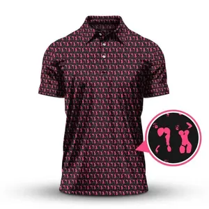 Body Art Pattern Golf Polo Shirt Funny Short Sleeve Outdoors Menswear Casual Gift for Dad