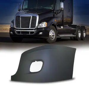 Torque Freightliner Cascadia Left Bumper Cover Replacement (with Fog Light Hole) for 2008-2017 Semi Trucks Driver Left Side LHD (TR071-L)