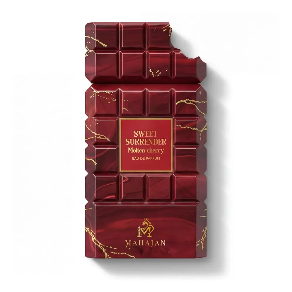 Mahajan Sweet Surrender Molten Cherry Eau de Parfum for Women 3.4 oz | Cherry Vanilla Coffee Gourmand Perfume for Women | Sweet, Seductive & Long-Lasting Luxury Fragrance