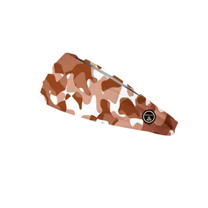 RAVEbandz The Pro - Wide Stretch Headband (Defender - Rust)