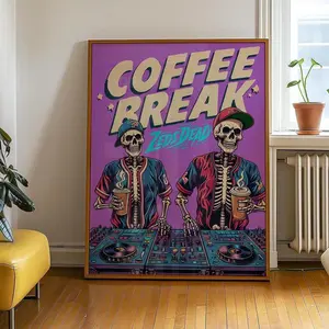 Electric Dreams Music Poster - Rave Wall Art & For Djs & Festival Outfits