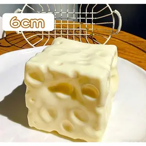 Teacher's Day Gift DIY Cheese Scented Candle Hollow Ball Ultra Thin Soft Slow Rebound Candle Making Toy Foam basketball stress relief toy