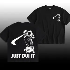 Tiger Woods Mugshot Just Dui It Shirt, Golf Tee, Novelty Graphic Shirt, Unisex Golfing Gift for Men and Women