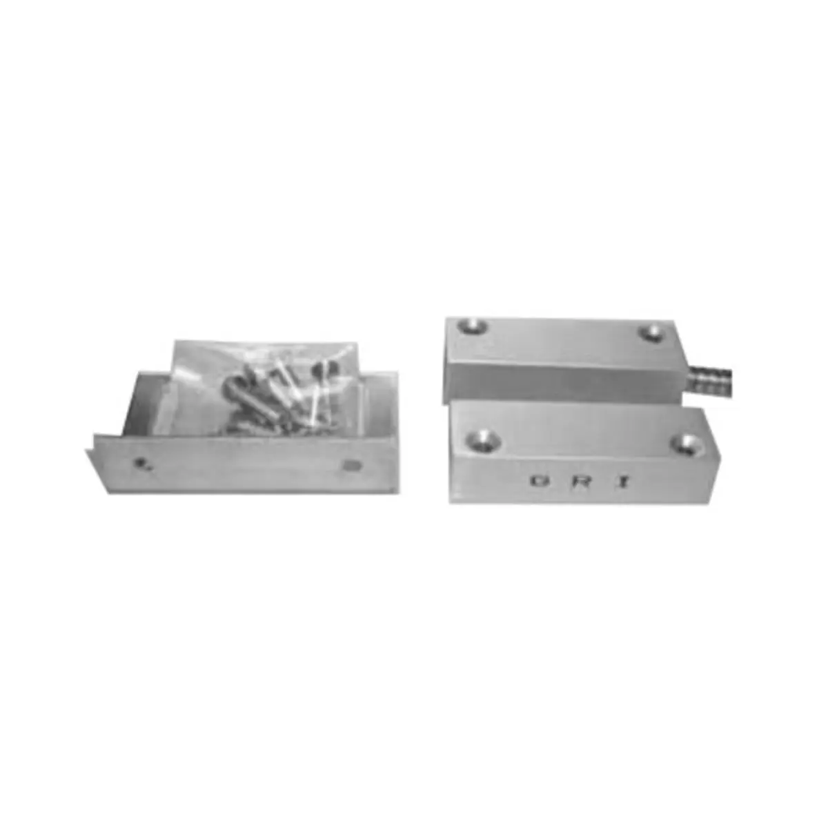 Loop CL 4400-A Waterproof Industrial Double Pole Aluminum Outdoor Surface Mount Switch Set with Reed, 36 in. Armored Cable, 0.5A, 1 lbs, 200V DC for Chain Link Fence Security, Cl Loop