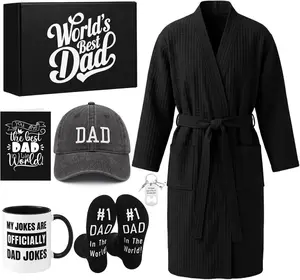 7 Pcs Grandpa Gift Set Best Grandpa Ever Gifts, Gift Box with Mug