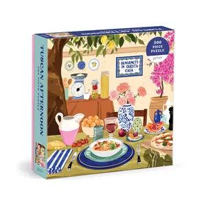 Tuscan Afternoon 500 Piece Jigsaw Puzzle