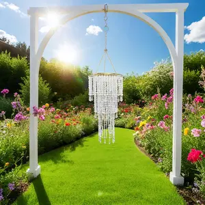 Modern Hanging Decorations, Ornaments, Three-Layer Beaded Lampshade, Light Decor, Wedding Birthday Engagement Christmas Party Centerpiece, Hotel Office Bedroom Doorway Atmosphere Decoration