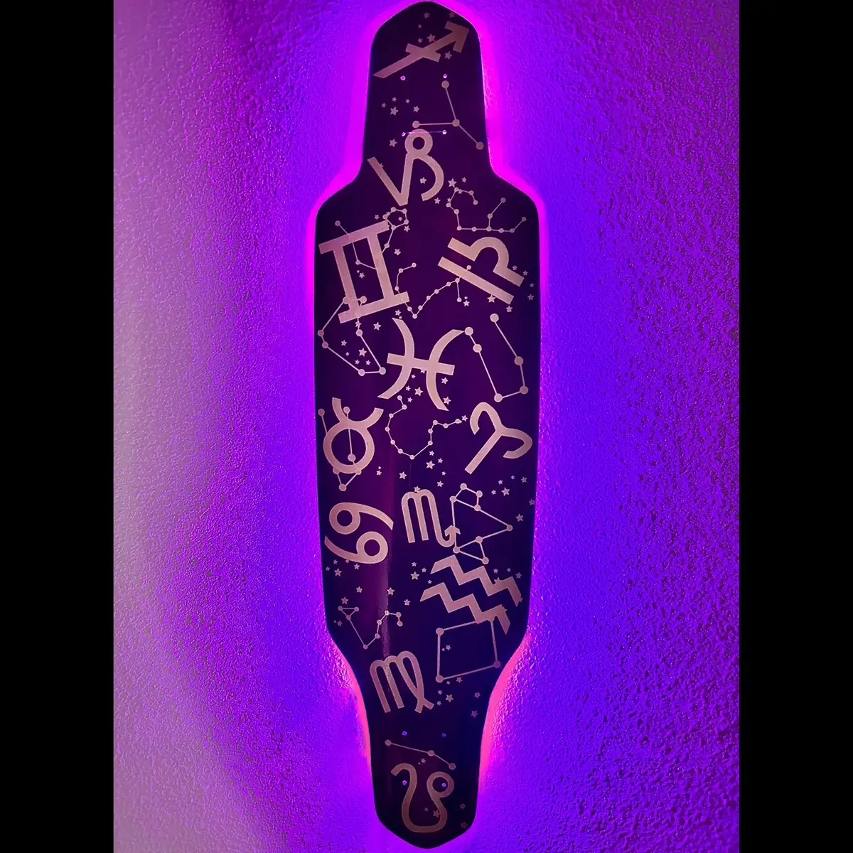 Zodiac Signs Longboard Deck