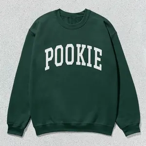 Pookie Varsity Sweatshirt, Trendy Collegiate Crewneck, Aesthetic Unisex Pullover, Cute Cozy Sweater Gift for Her, TikTok Inspired Preppy Sweatshirt