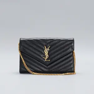 Pre-owned Yves Saint Laurent leather Crossbody Bags YSL Yve Saint Laurent MM Envelope shoulder bag BGP207354