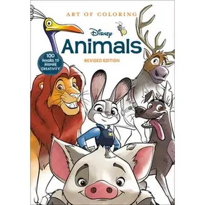 Art of Coloring: Disney Animals: 100 Images to Inspire Creativity -- Disney Books, Paperback