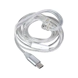 Cca C1 Type C Cable, Silver Plated Upgrade Line, HiFi Audio 2pin Replacement Earphone Wire, Compatible with Apple/polaris/cra Pro Headphones, Headphone Wired
