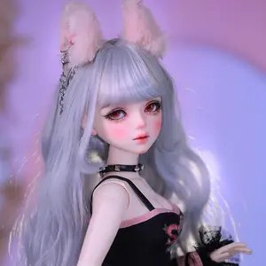 VLEYAN BJDDoll 1/3 22.8" Fox Girl Style | Hand-Painted Makeup | 31 Joint Movable Body | Gift for Girls, Teens, Collectors | Home Decoration Toy