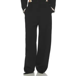 Helsa Straight Trouser in Charcoal