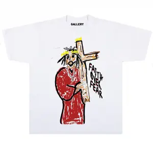 Jesus Cross Faith Over Fear Graphic T-Shirt