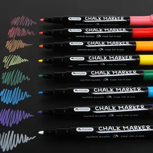 8 Color Erasable Markers, Highlighters, Glass & Whiteboard Pens, Ideal for Blackboard, Acrylic Board, Art & Office Supplies, Essential for Study