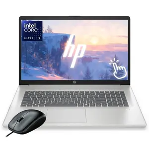HP 2025 Laptop | 17-CN500 | 17.3" 1920 x 1080 IPS | Intel-12 Core Ultra 7 255U | Up to 32GB DDR5 | Up to 2TB SSD | Windows 11 Home| Wi-Fi 6 - Bluetooth 5.3 - Backlit Keyboard - 720p HD Camera - Natural Silver