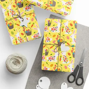Beautiful Easter Spring Floral Wrapping Paper
