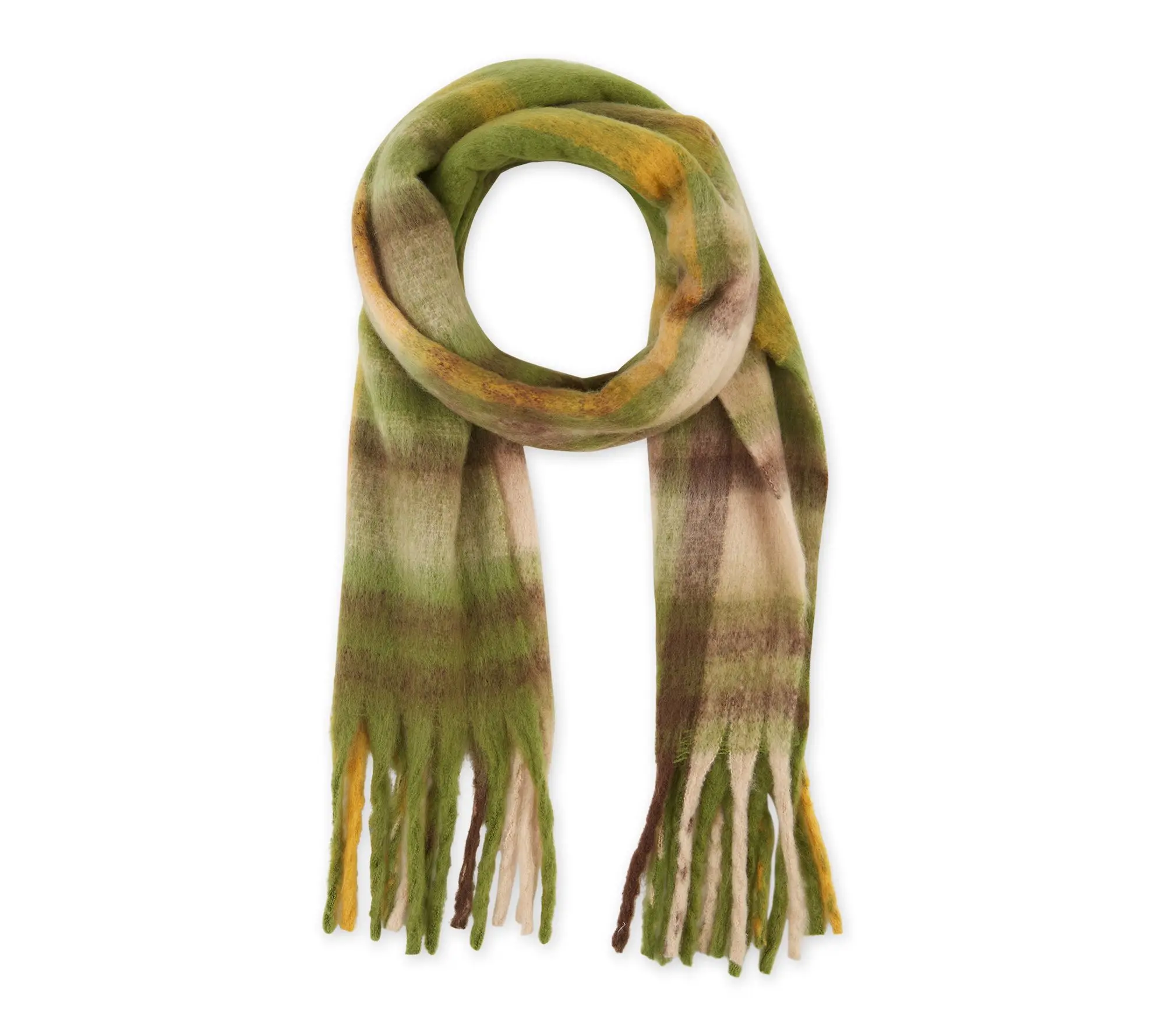 Hadley Wren Cozy Plaid Scarf