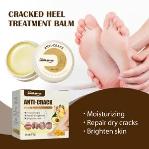 Cracking Ointment - Natural Herbal Formula, Anti-Crack Moisturizing Cream for Dry, Rough Heels & Hands - Softens Calluses & Dead Skin with Shea Butter, Beeswax & Ginger Oil