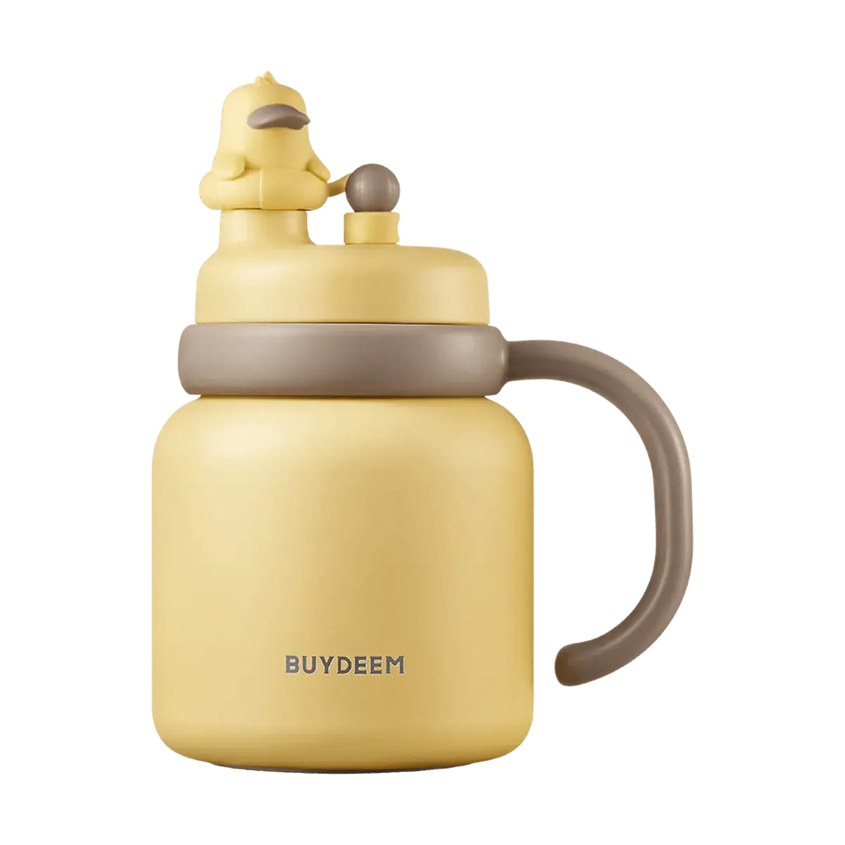 BUYDEEM S101 600ml Insulated Tumbler with Infuser, 316L Stainless Steel Tea Separation Cup, Leak-Proof Travel Mug for Hot & Cold Drinks