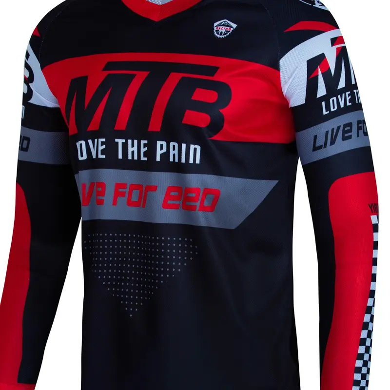 Mtb Racing Long Sleeve Downhill Shirt MotocrosCross Country MTB Motorcycle Mountain BikeEndura Jersey Clothes Maillot Ciclismo Sports Jersey Sports Top Active Top Outdoor Tops Outdoor Sports Top
