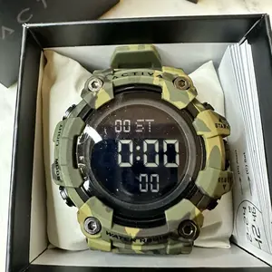 Invicta Activa X Digital Watch 56mm Camo Military Green Sport Watch NEW