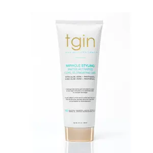 TGIN Miracle Styling Water Activated Curl Elongating Gel 8oz Frizz Control Haircare