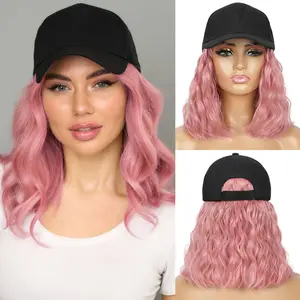 Hat Wig with Natural Waves | 2-in-1 Style for Instant Makeover