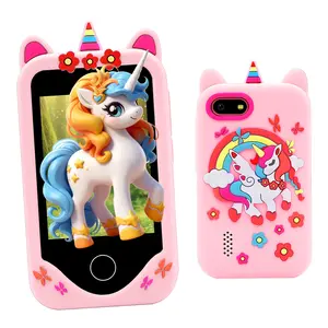 2.8 Inch Kids Learning Phone Toy with 32GB Memory Card, Educational Games & Apps for Toddlers Ages 3-12, Ideal Gift for Christmas Birthday Halloween Thanksgiving Party