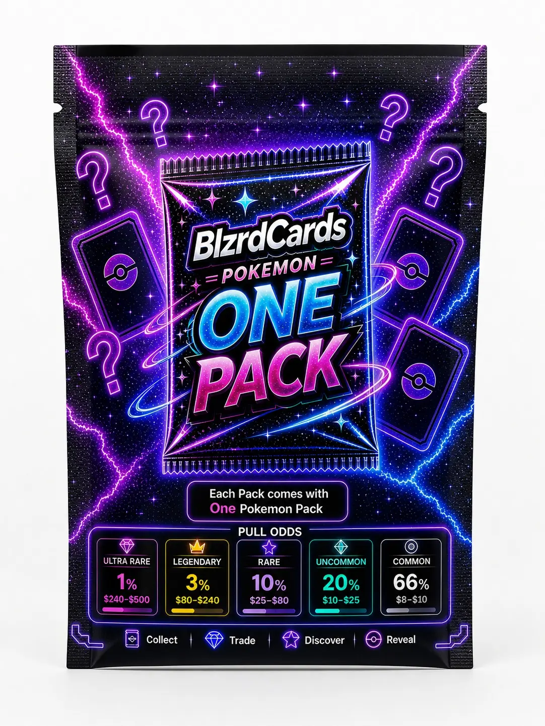 BlzrdCards Pokemon One Pack