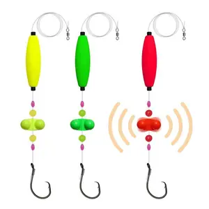Soft Catfish Rigs Float Set - Santee Rig with 6/0 & 8/0 Circle Hooks for Peg & Cigar Floats - Ideal Tackle for Catfishing Enthusiasts