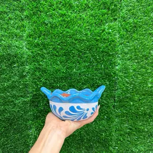 Relieve Cazuelita Salsera Chica Multiuso color Azul Turquesa Only Sets.