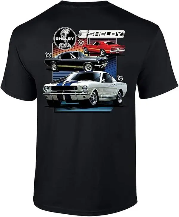 Ford Mustang Shelby T-shirt Various Shelby Models Classic Antique Garage Enthusiast Racing Race Hotrod Performance