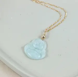 Laughing Buddha Necklace | Hypoallergenic |  Lifetime Warranty