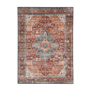Linon Home Amias 2'x3' Washable Non-Slip Decorative Rug