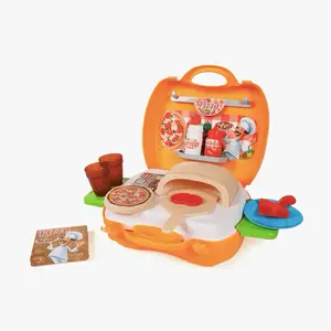 22 Piece Pizza Parlor Kids Suitcase Playset