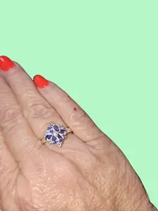 Tanzanite Sterling Silver Ring