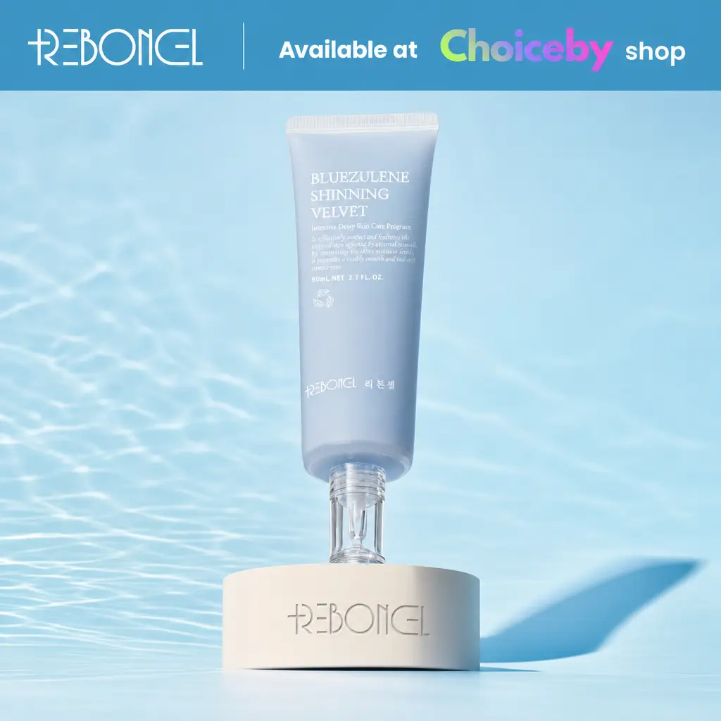 REBONCEL Bluezulene Shining Velvet 80ml – Adenosine & Niacinamide Dual-Functional Sleeping Cream