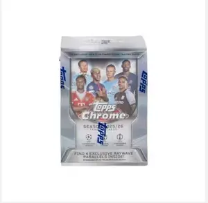 2025/26 Topps Chrome UEFA Club Competitions Soccer Blaster Box